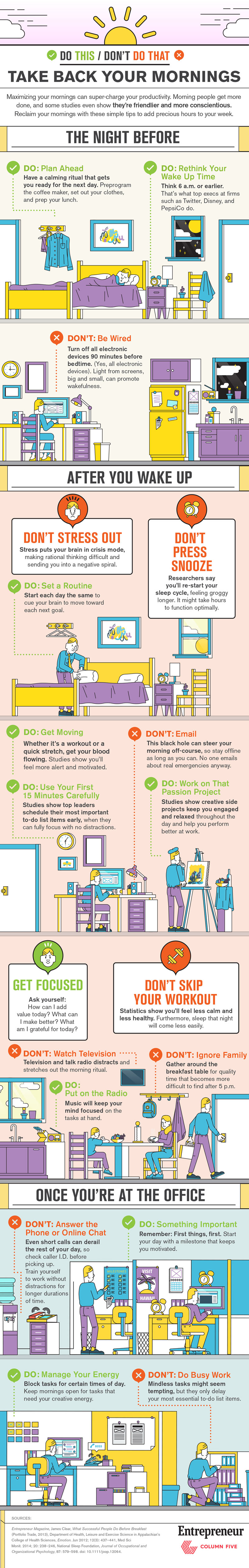 19 tips for becoming a morning person.