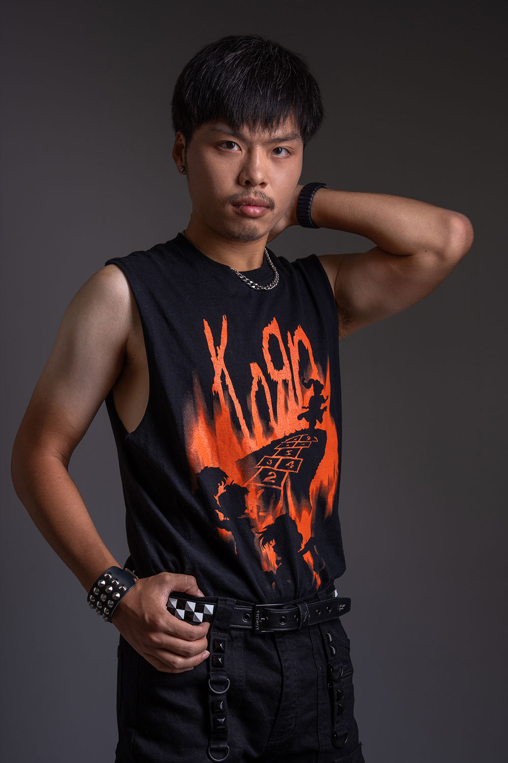 male model portrait photoshoot at my home studio in Paignton.