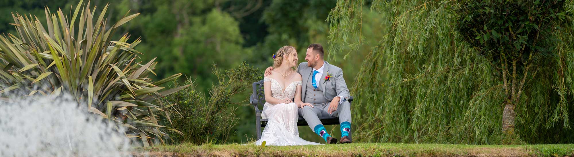 Bride and Groom, Upton Barn and Walled Garden.