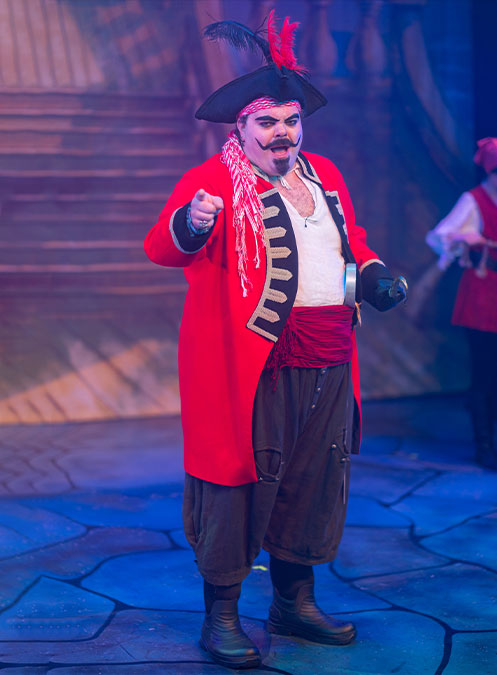 Teignmouth Pavillions Theatre - Peter Pan Panto. Capt Hook