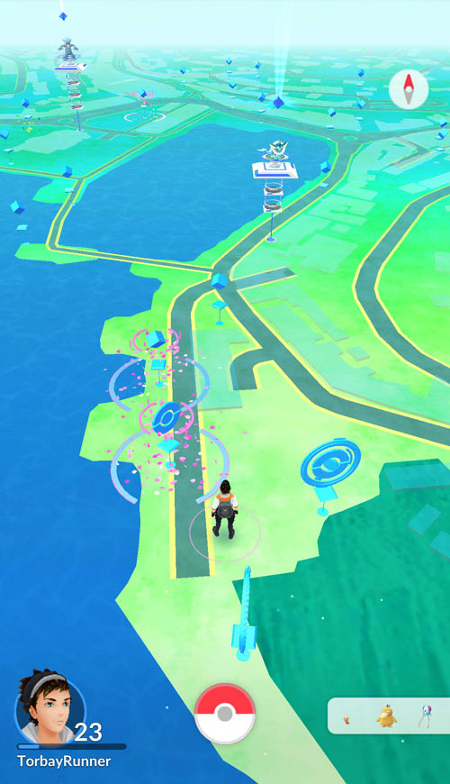 Pokemon Go in Torquay best spot.