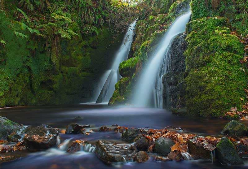 Waterfall on Dartmoor.